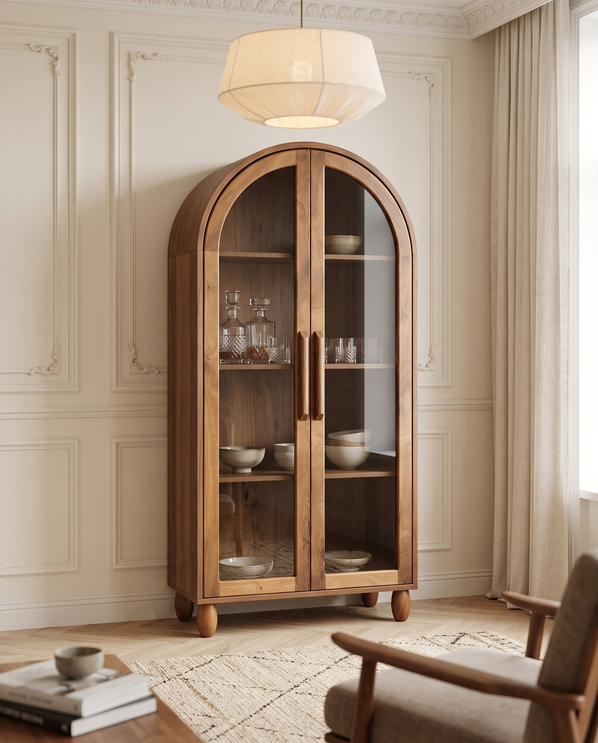 Oslo Oval Vitrin